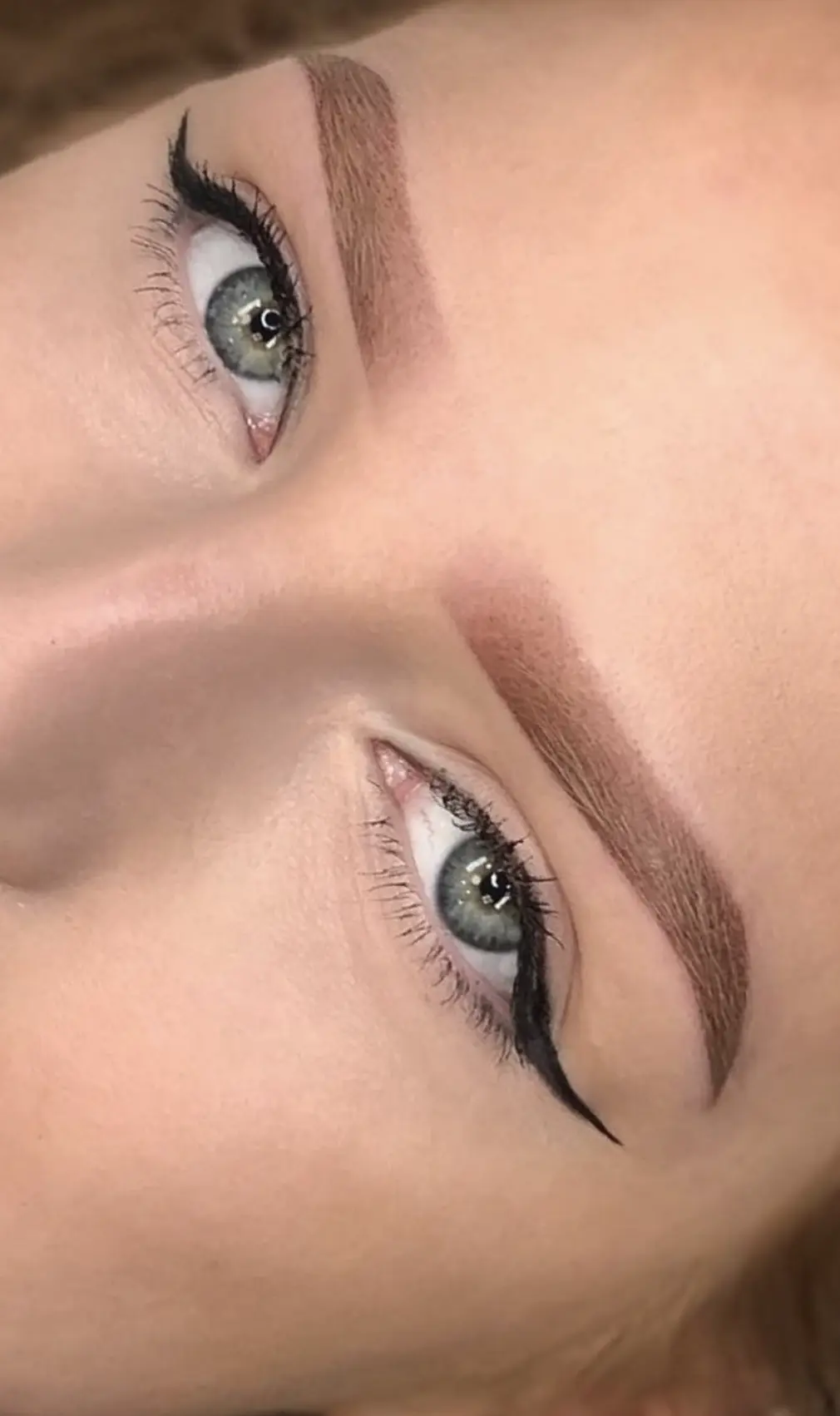 ombre brows day 10